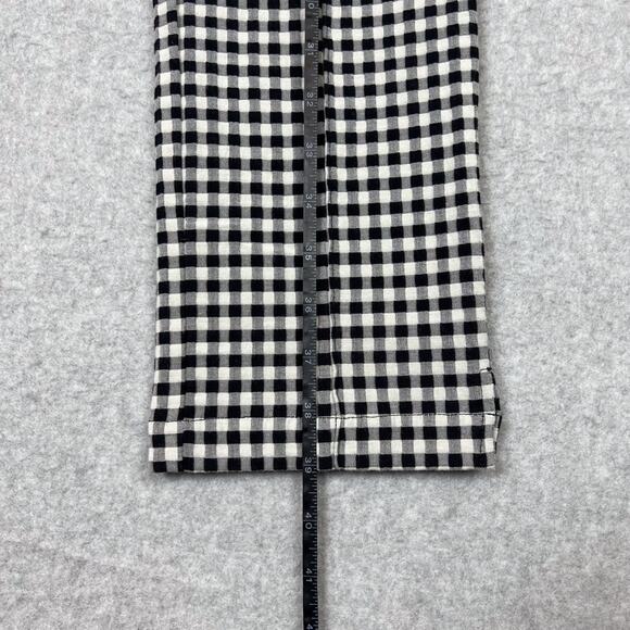 Scotch & Soda Pants Women's Size XL Aloha Hula Trouser High Rise Gingham Check - Picture 11 of 15